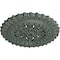 Ekena Millwork Sellek Ceiling Medallion (Canopies up to 1 1/8"), 18 1/2"OD x 7/8"ID x 1 1/2"P, Cloud Burst Crackle CM18SKCBC - alternate 3
